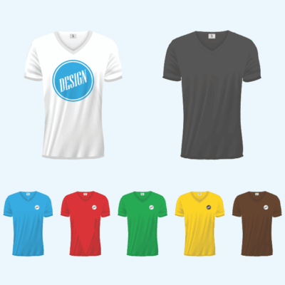 وکتور رنگبندی تیشرت های ساده - فروش لباس