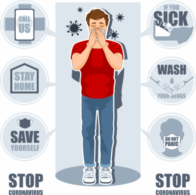 وکتور موارد جلوگیری از مریض شدن - کرونا ویروس