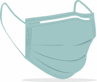 وکتور ماسک صورت سه لایه