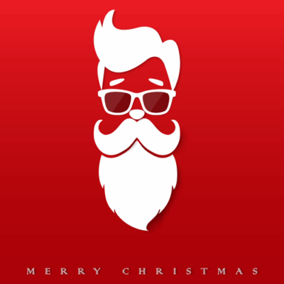 وکتور صورت بابانوئل - جشن کریسمس