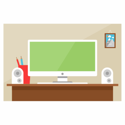 وکتور میز کامپیوتر - میز تحریر