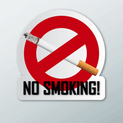 وکتور علامت منع سیگار - سیگار کشیدن ممنوع