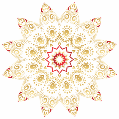 وکتور طرح اسلیمی تذهیب - گل بوته