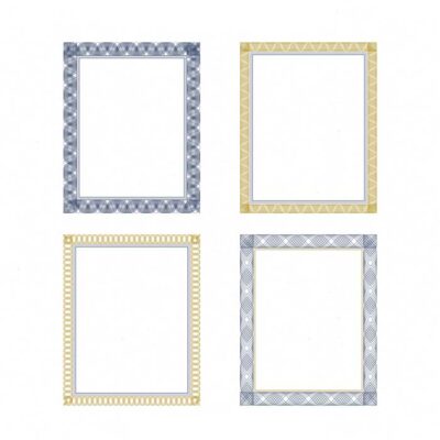 دانلود 4 طرح وکتور قالب خالی و کادر مستطیل - سنتی