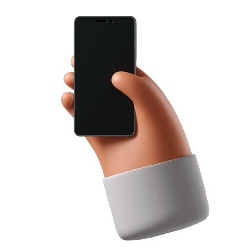 Hand with phone 1