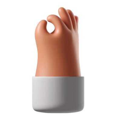 آیکون سه بعدی 3D - نماد اوکی دست - نشان تایید با دست - png