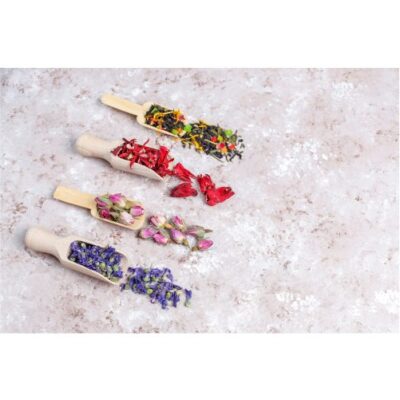 تصویر و عکس با کیفیت گیاهان دارویی - عکس دمنوش - پس زمینه گل محمدی بنفشه و دمنوش