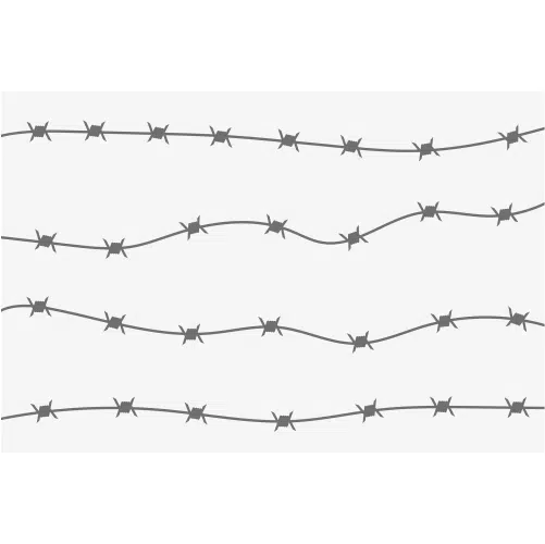barbed wire fencing with spikes 1 لوگو ارز دیجیتال جهانی بیتکوین