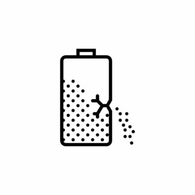 آیکون باتری خالی 3