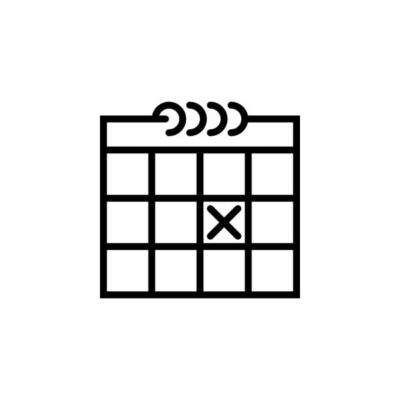 آیکون تقویم سیمی