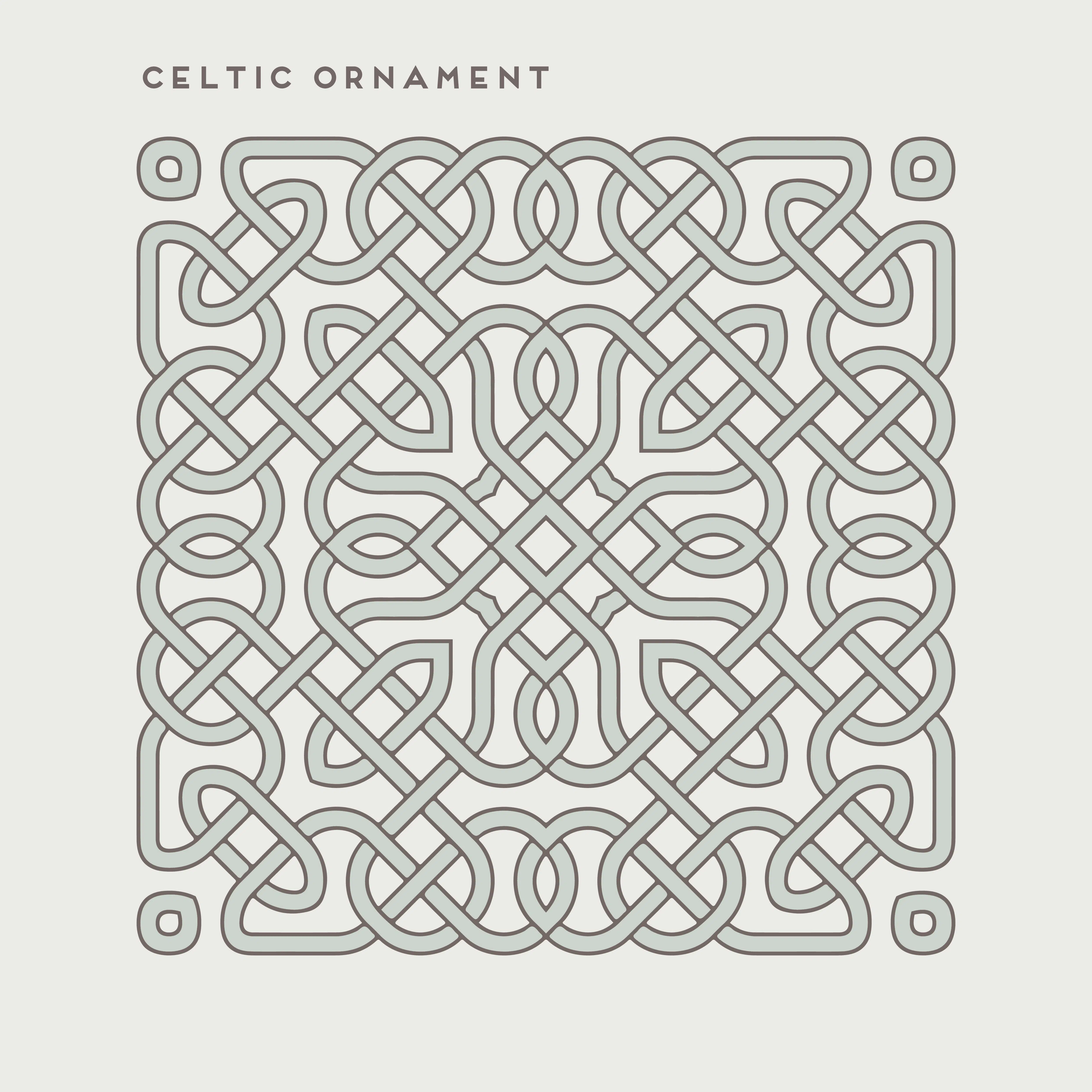celtic ornament 1 وکتور مجموعه برچسب های فاتزی دخترانه هایلایت برنامه اینستاگرام