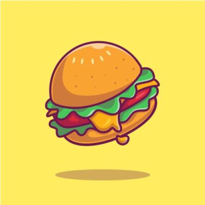 طرح وکتور برگر - آیکون همبرگر