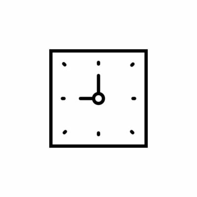 آیکون ساعت ساده