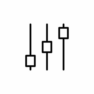 آیکون کنترل مربع