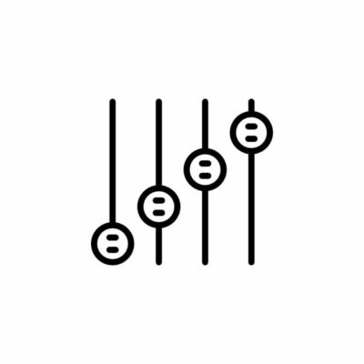 آیکون کنترل 4 مربعی