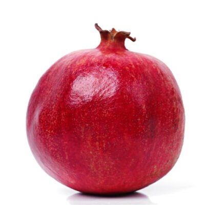 تصویر با کیفیت یک انار سرخ و رسیده