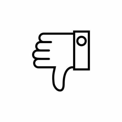 آیکون دیسلایک قلب شکسته