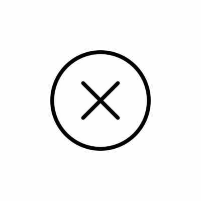 آیکون ارور دایره ای