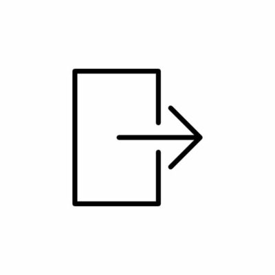 آیکون خروج - آیکون اگزیت