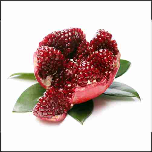 exotic delicious pomegranate white background 4 1 موکاپ با کیفیت انار سرخ - دونه انار