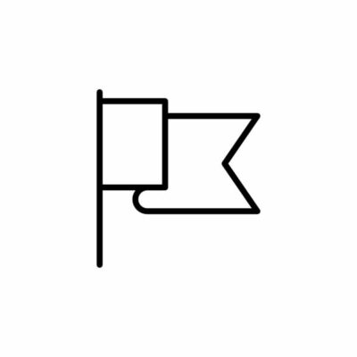 آیکون پرچم مثلث