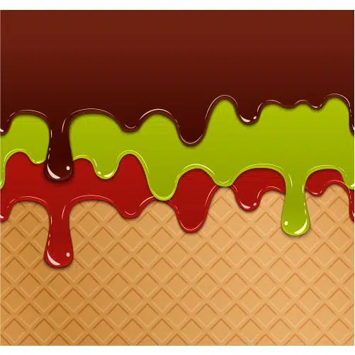 flowing berry jam green jelly chocolate waffle ice cream texture 1 بستنی-آیکون-شیر-شکلات-موضوع-تزیین-پیچیده-