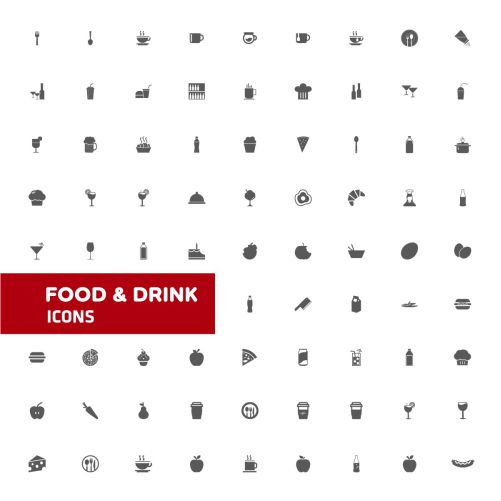 food drink icons 1