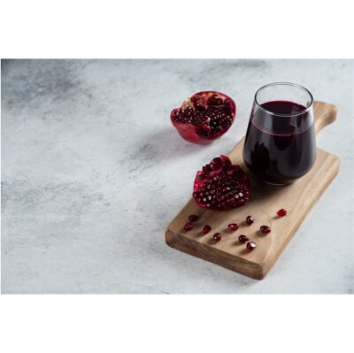 تصویر اب انار در لیوان - انار تازه