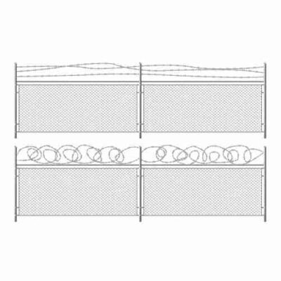وکتور حفاظ امنیتی - سیم خاردار