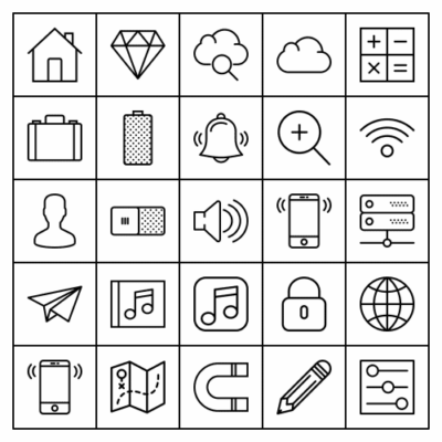 مجموعه 380 آیکون کاربردی