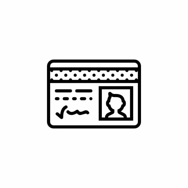 id card 5 1 آیکون کارت شناسایی آویز