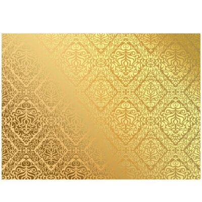 دانلود طرح وکتور آماده - تکسچر - کاور طلایی - طرح اسلیمی - backgraund