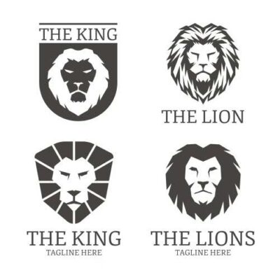 طرح لوگو و آرم آماده سر شیر