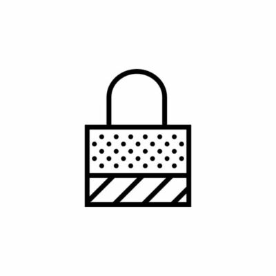 آیکون قفل باز امن