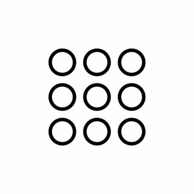 آیکون منو دایره خطی