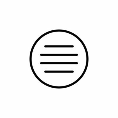 آیکون منو دایره ای