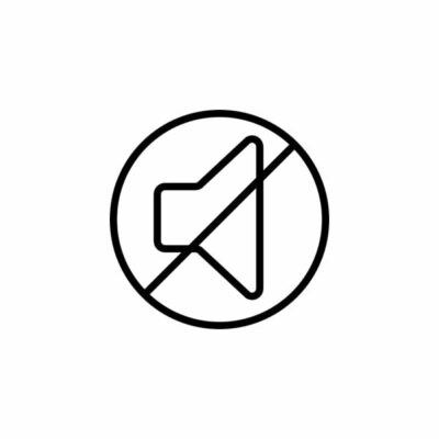 آیکون قطع کردن صدا - آیکون موت