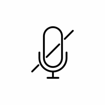 آیکون قطع صدا