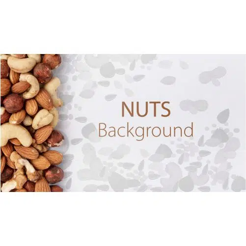 طرح بنر و لایه باز آجیل با زمینه طوسی 1 nuts assortment mock up background 1 طرح بنر و لایه باز آجیل با زمینه طوسی