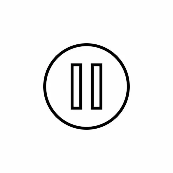 pause 1 1 آیکون وقفه خطی