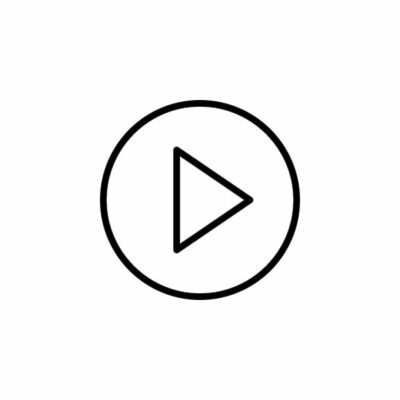 آیکون مثلث دکمه پلی