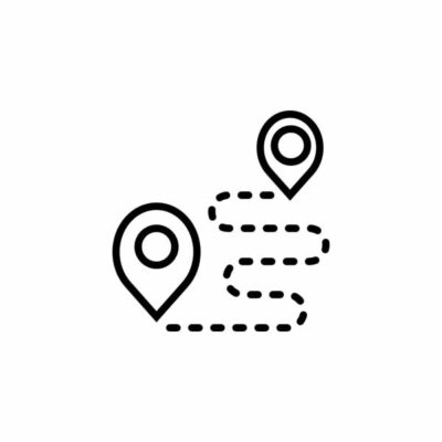 آیکون مسیریابی دو نقطه