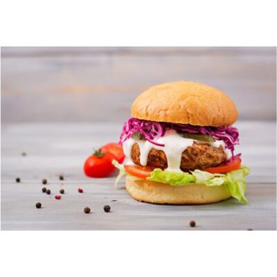 تصویر با کیفیت برگر بزرگ