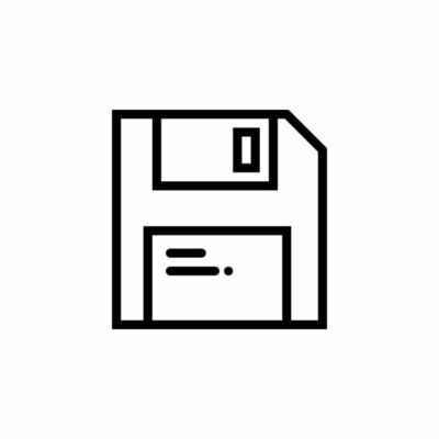 آیکون ذخیره سازی - آیکون فلاپی دیسک