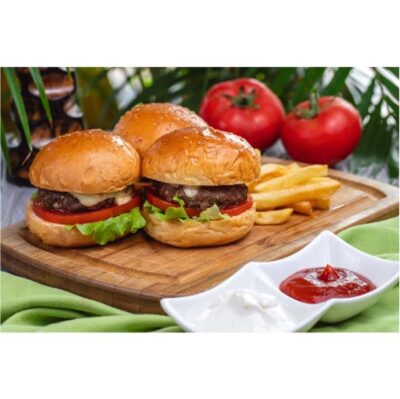 عکس با کیفیت ساندویچ همبرگر