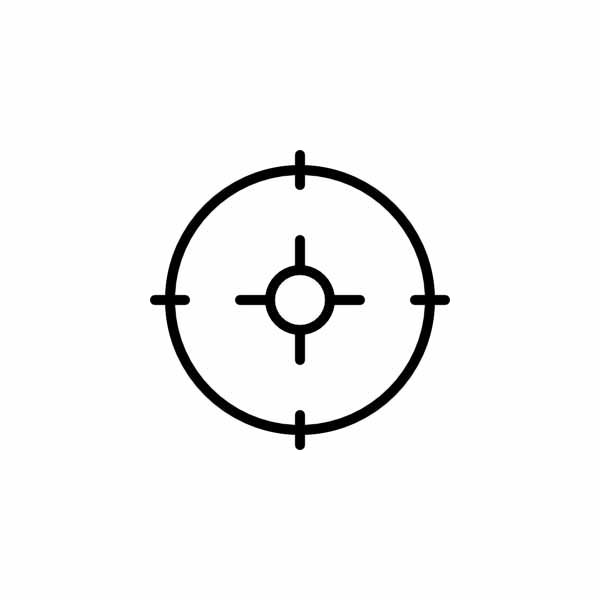 target 1 طرح وکتور لوگو آرایشگاه - ابزار اصلاح - شانه - قیچی - تیغ - روبان