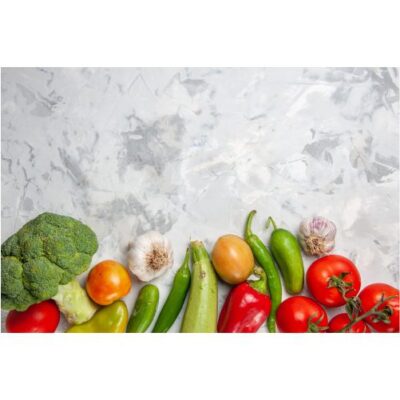 تصویر با کیفیت زمینه سیفی جات و سبزیجات