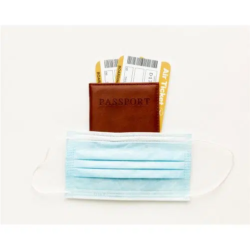 top view passport mask arrangement 1 1 مجموعه