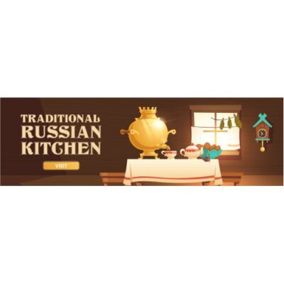 وکتور سنتی آشپزخانه و سماور