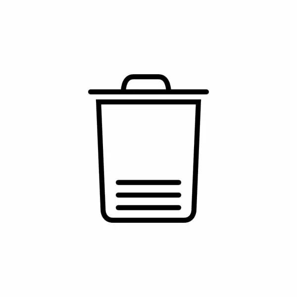 trash 1 آیکون سطل زبال